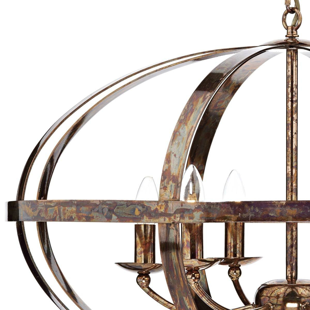 Symbol Copper 6 Lights Pendant Light - London Lighting - 4