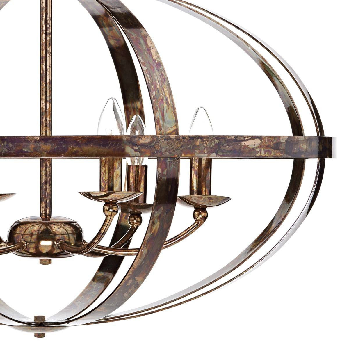 Symbol Copper 6 Lights Pendant Light - London Lighting - 3