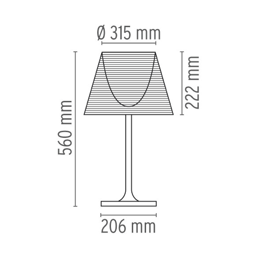 FLOS KTRIBE T1 Fume Table Lamp - London Lighting - 3