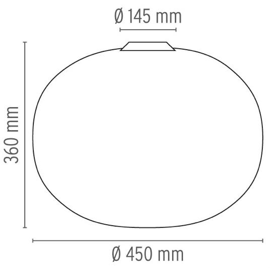 FLOS Glo-Ball C2 Ceiling Light - London Lighting - 3