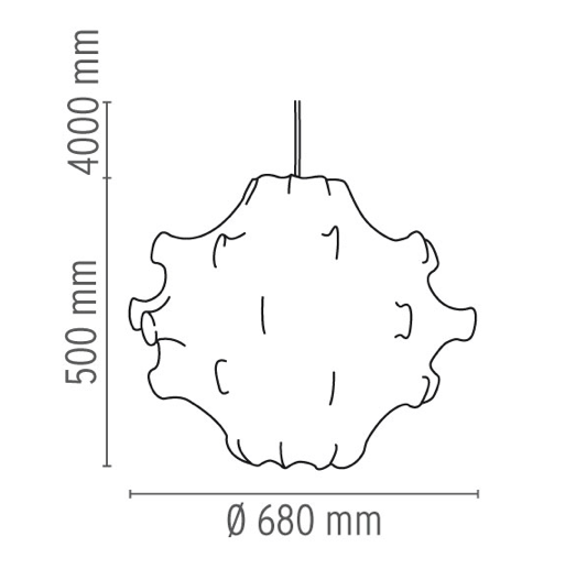 FLOS Taraxacum 1 Suspension cocoon - London Lighting - 3