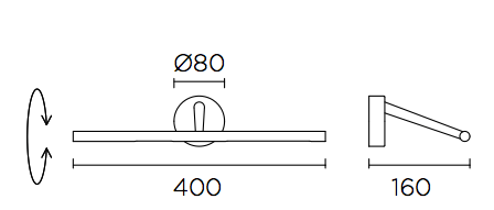 Siena LED picture Light 40 cm - London Lighting - 2