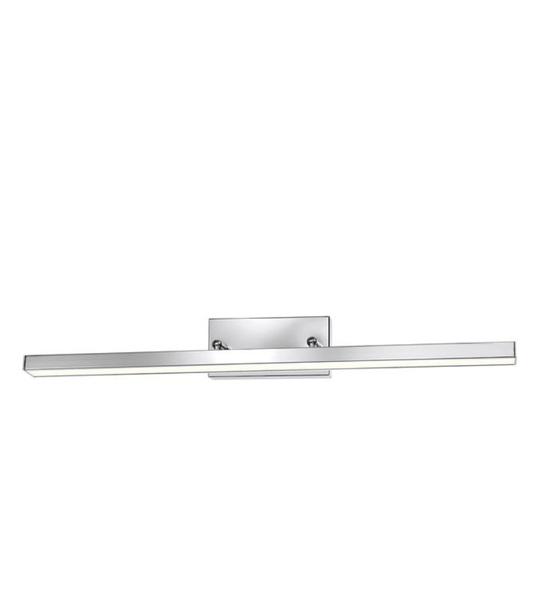 Brin 63cm Chrome Double Arm Large LED Bathroom Wall Light - ID 7129
