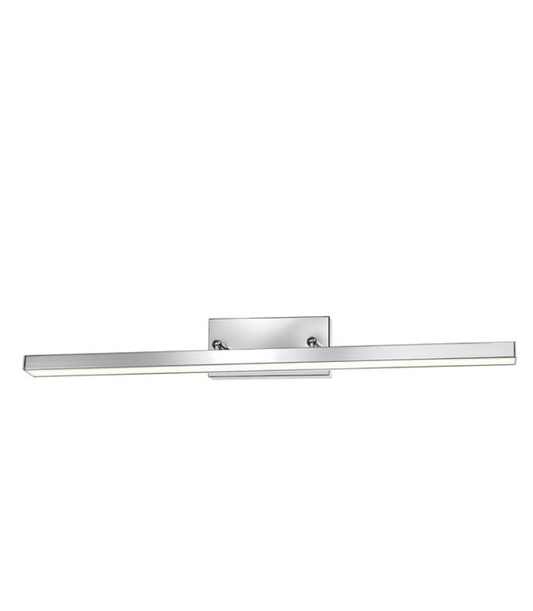 Brin 63cm Chrome Double Arm Large LED Bathroom Wall Light - ID 7129