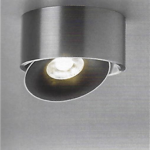 Hale Directionable Flush Ceiling Light in Matt Aluminium - ID 7423