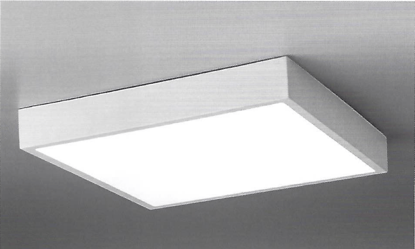 Hannay 40cm X-Large Square Flush LED Ceiling Light - ID 11227