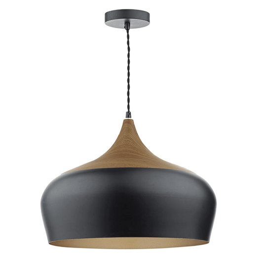 Sutton Black Large Single Pendant - ID 5944