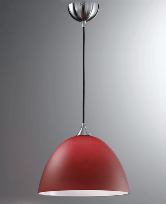 Golspie Medium Red Glass Single Pendant - ID 4911