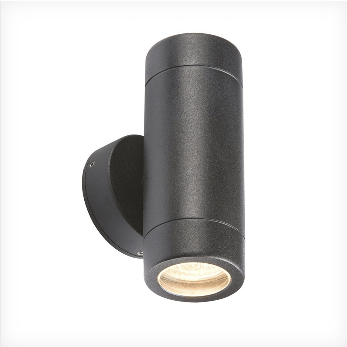 Aluminium Black Powder-Coated GU10 Up/Down Outdoor Wall Light - ID 6625
