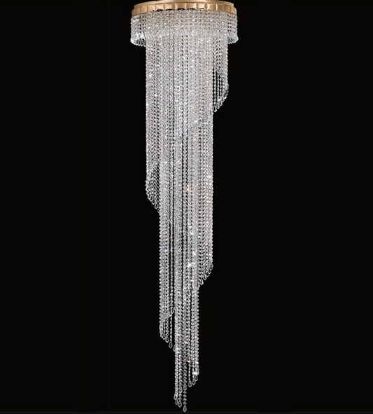 Bespoke Cascading  Stairwell Crystal Chandelier - ID 8060