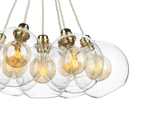 Pendant light hot sale cluster chandelier