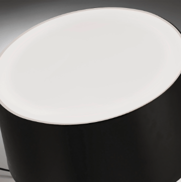 Becontree Gold and Black Floor Lamp with Shade - ID 8132