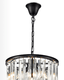 Brent Intertwining Clear Crystals Chandelier - ID 8469