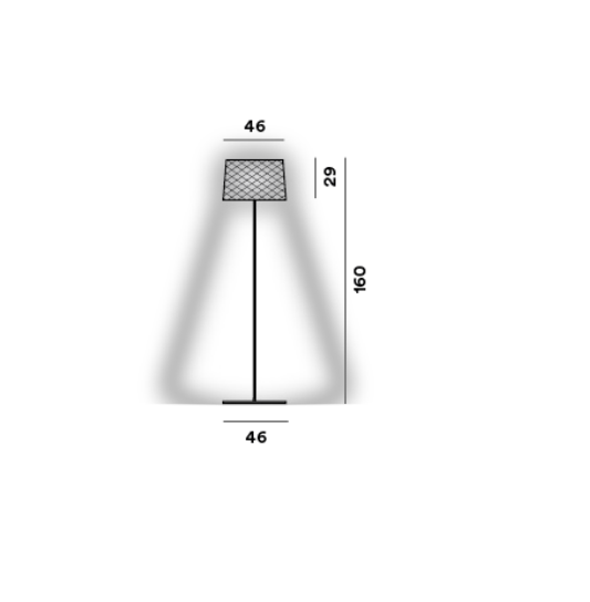 Foscarini Twiggy Grid Lettura Outdoor Floor Lamp - Colour Options