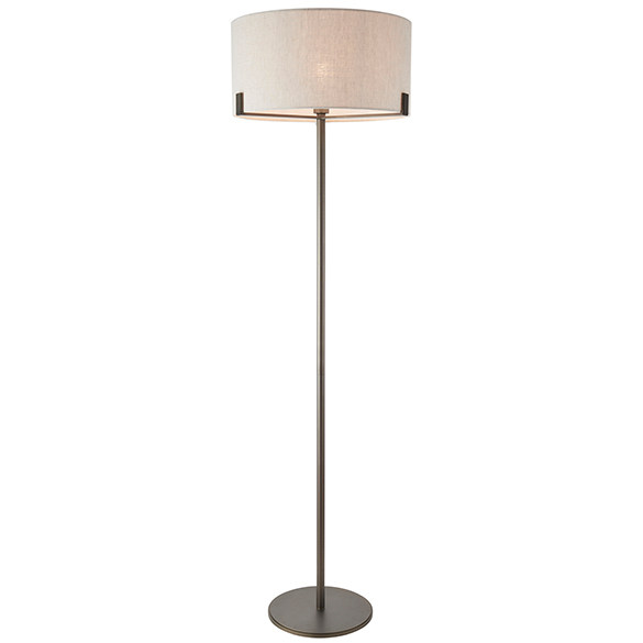 MBL Burwood Floor Lamp In Brushed Bronze - ID 7726