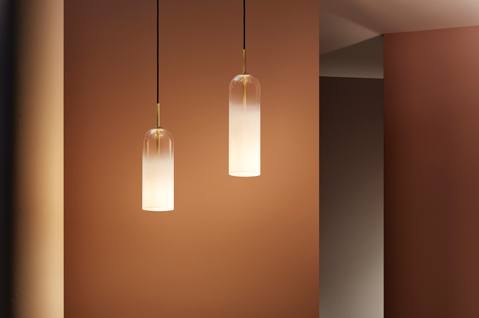 FOG Large Pendant in Frosted or Smoked Glass - ID 9941 ID 9942