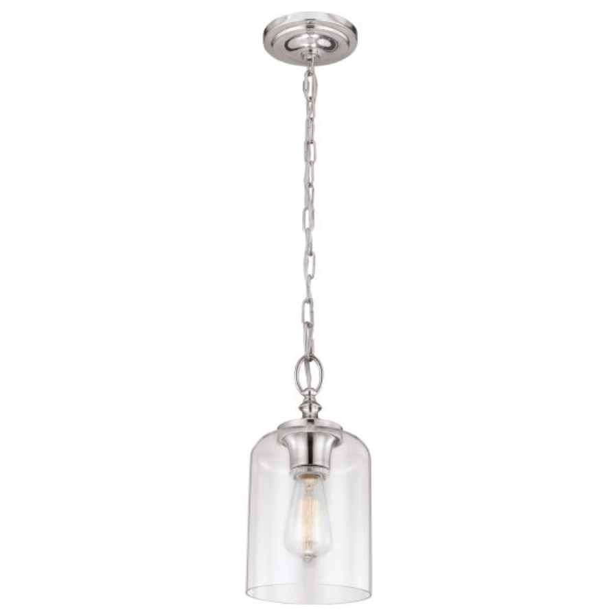 Rand Small Pendant with Clear Rounded Glass - ID 10334