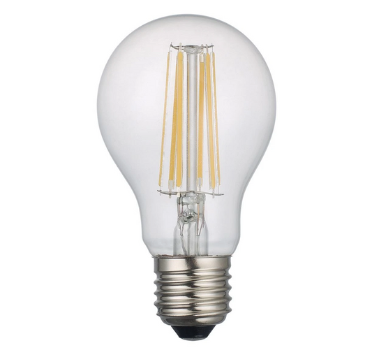Clear GLS Lamp Cool White 8W LED ES - ID 10492
