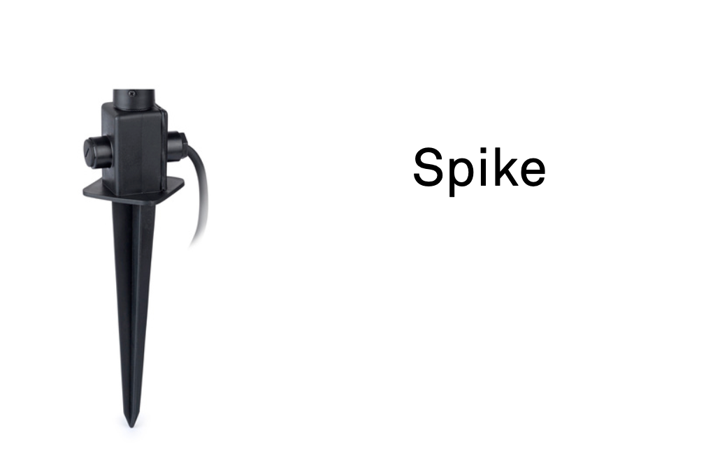 Anodised Aluminium outdoor spotlight - ID 10666