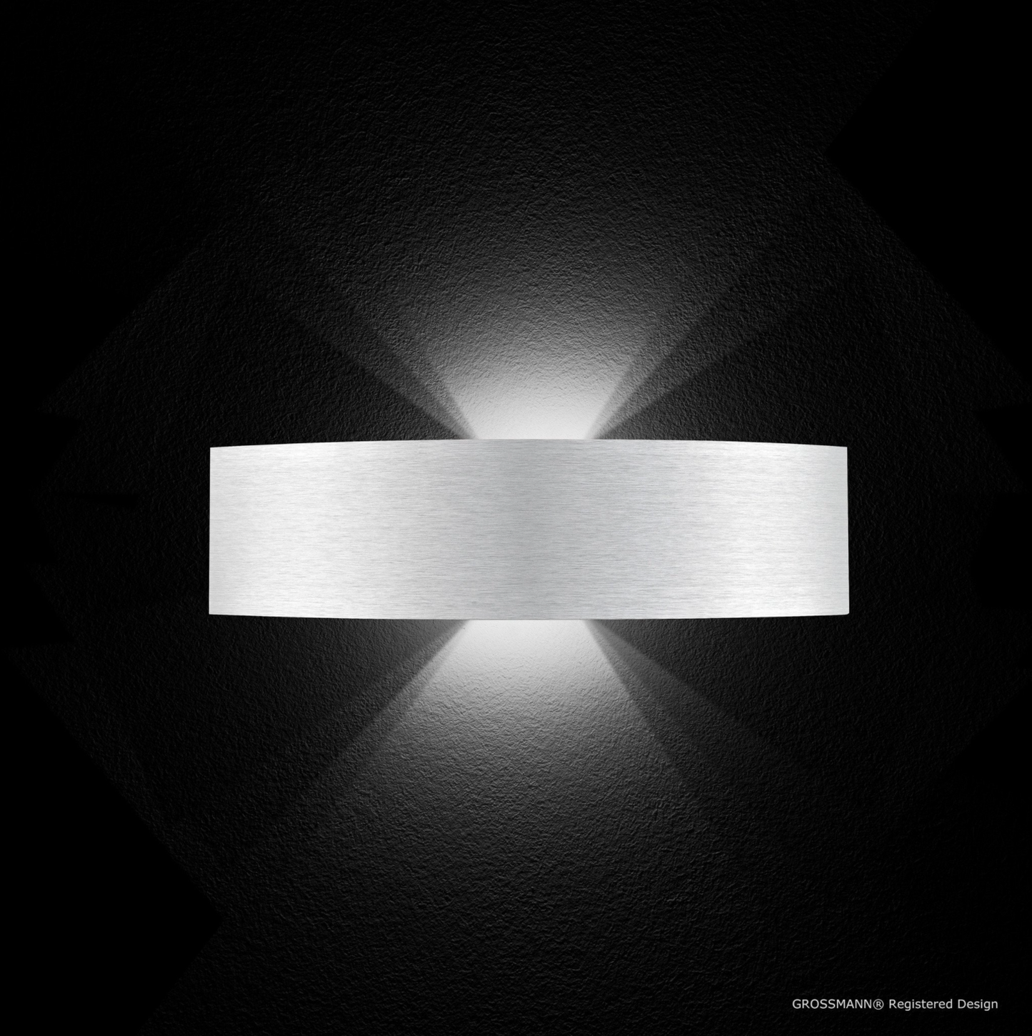 Grossmann Calimero Wall Light Aluminium - ID 6055 - EX-DISPLAY