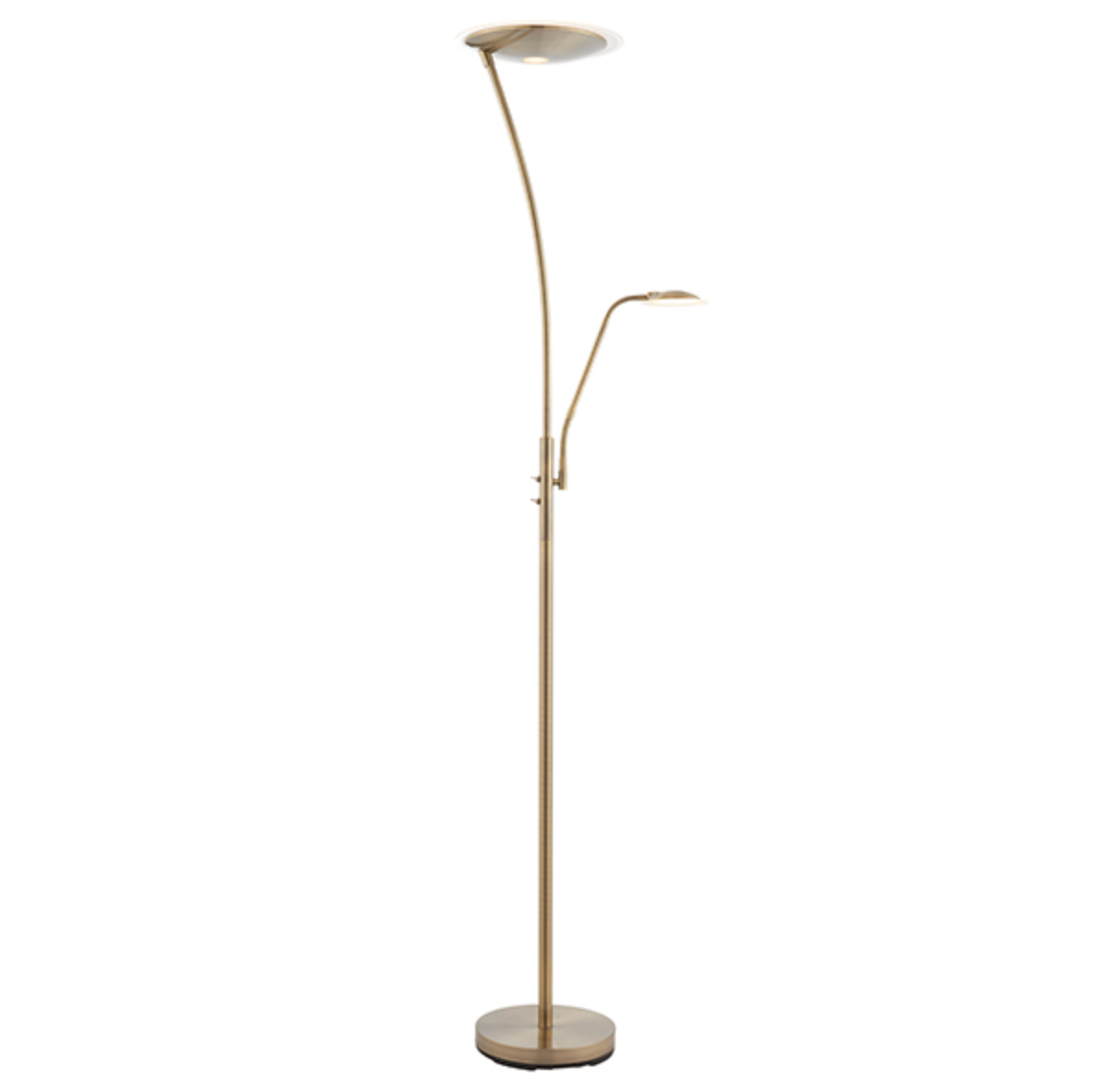 Antique Brass Mother and Child Floor lamp - ID 9888