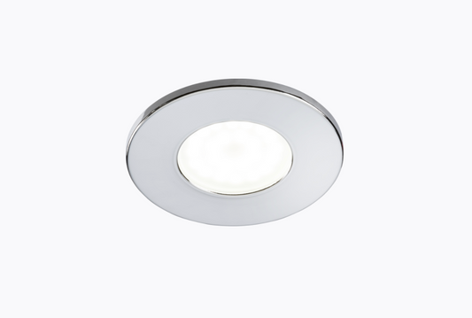 Fire Rated GU10 Downlight Fixed Polished Chrome  - ID 10923