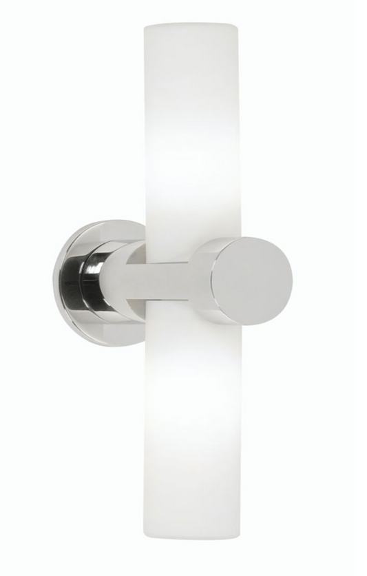 Polished Chrome Double Bathroom Wall Light - ID 1334