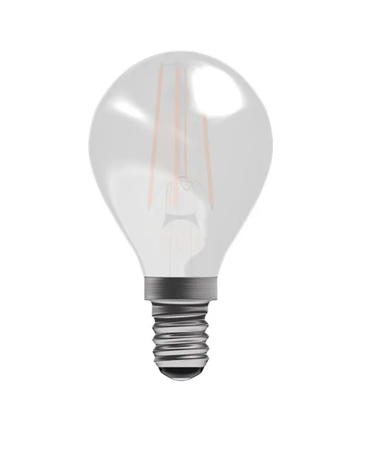 Opal Golf Ball Lamp Warm White 4W LED E14 - ID 9798