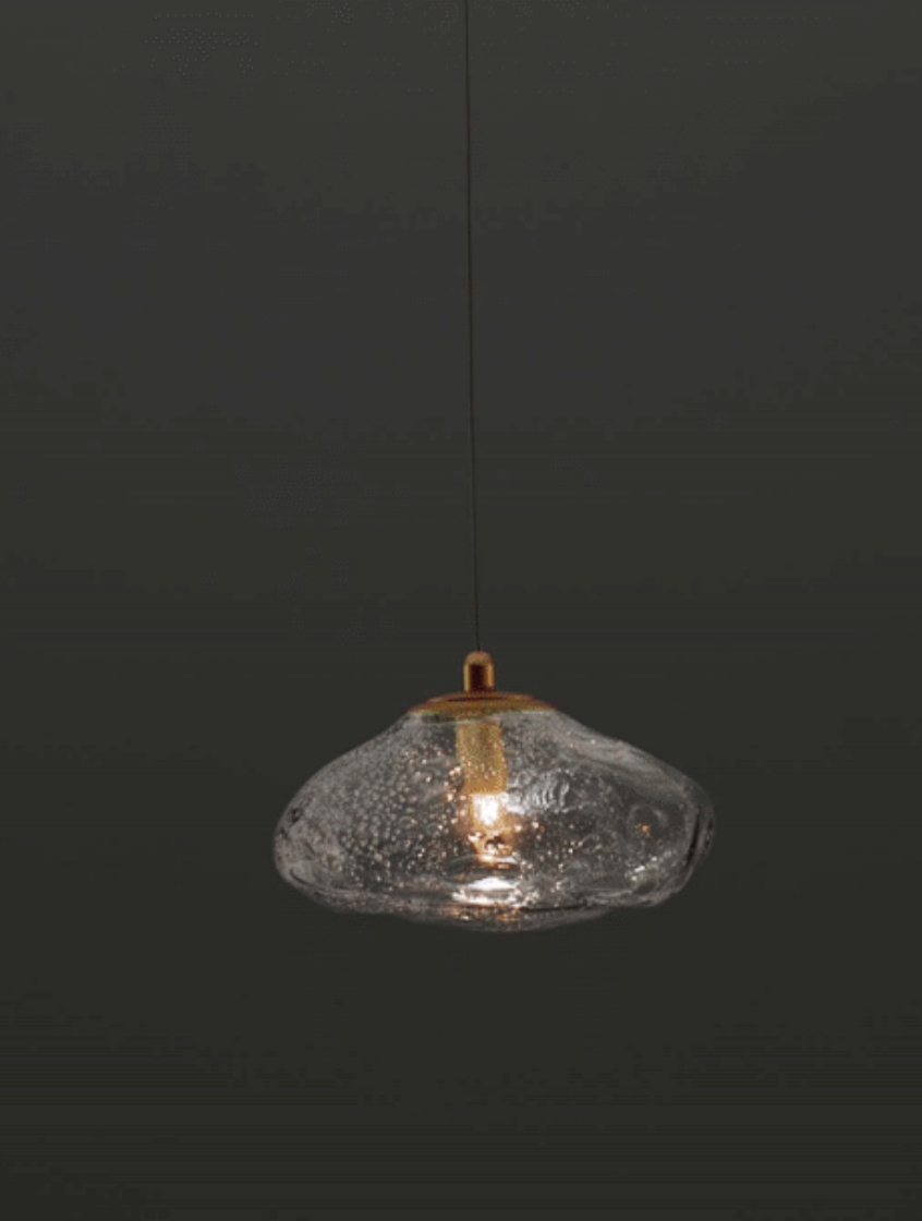 KIN Single Pendant Brass Gold 26cm - ID 11942