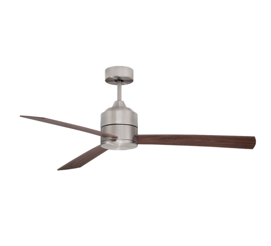 AXE Ceiling Fan, Aluminium & Teak - ID 11953