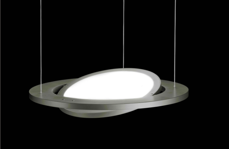 Holt Supanova Aluminium Height Adjustable Dimmable Tunable White Ring & Disc Pendant