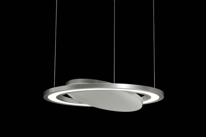 Holt Supanova Aluminium Height Adjustable Dimmable Tunable White Ring & Disc Pendant