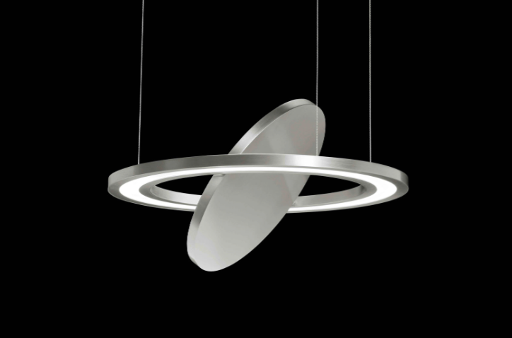 Holt Supanova Aluminium Height Adjustable Dimmable Tunable White Ring & Disc Pendant