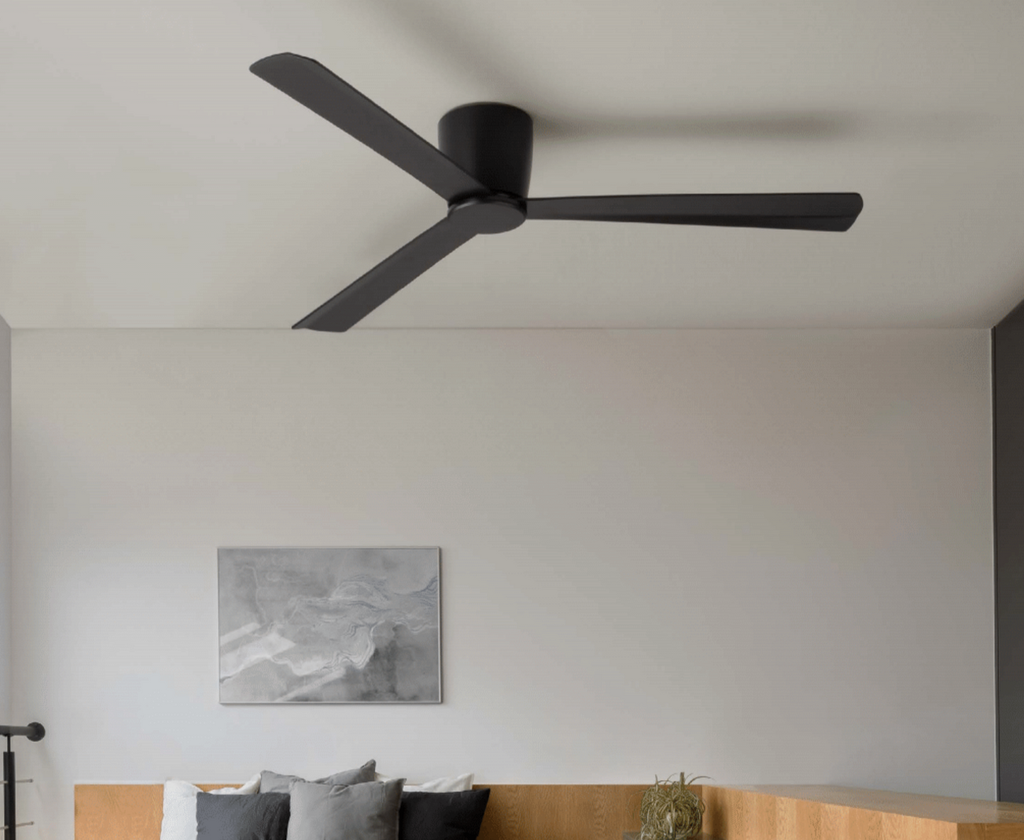 EL Ceiling Fan, Black - ID 11952