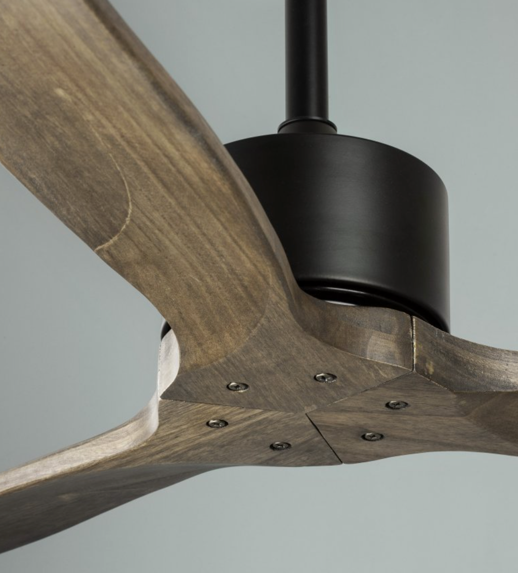 VEN Ceiling Fan, Walnut & Matt Black - ID 11540