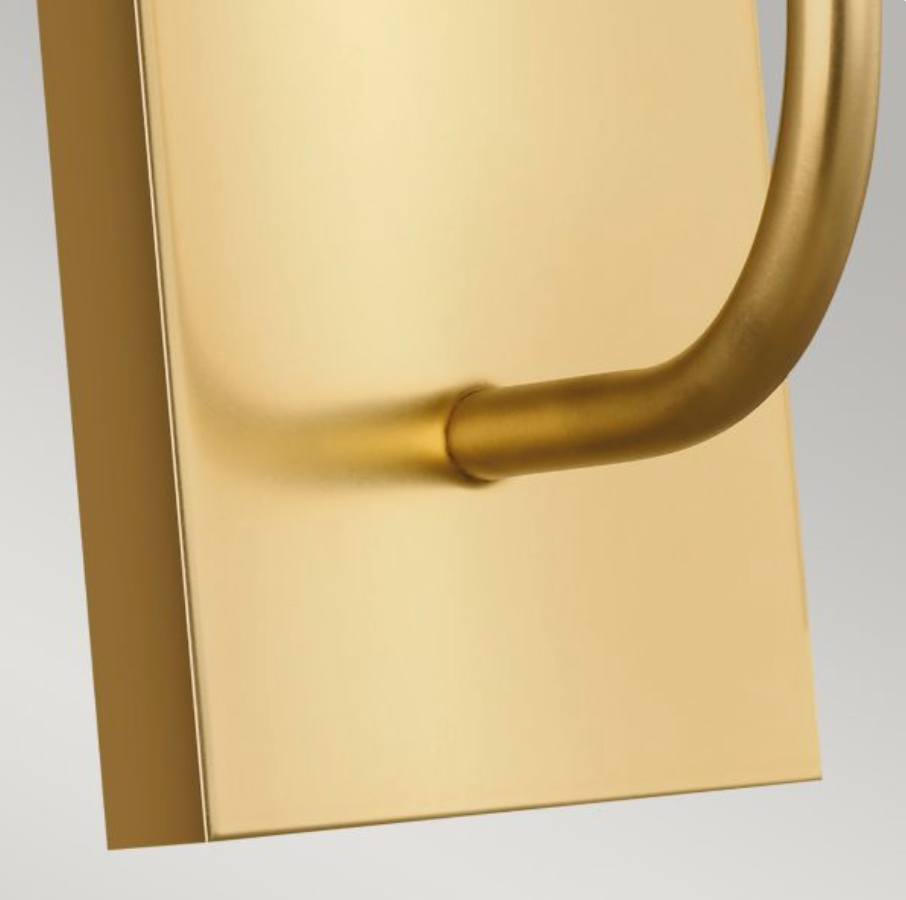 Elegant Single Wall Light in Burnished Brass - ID 10963