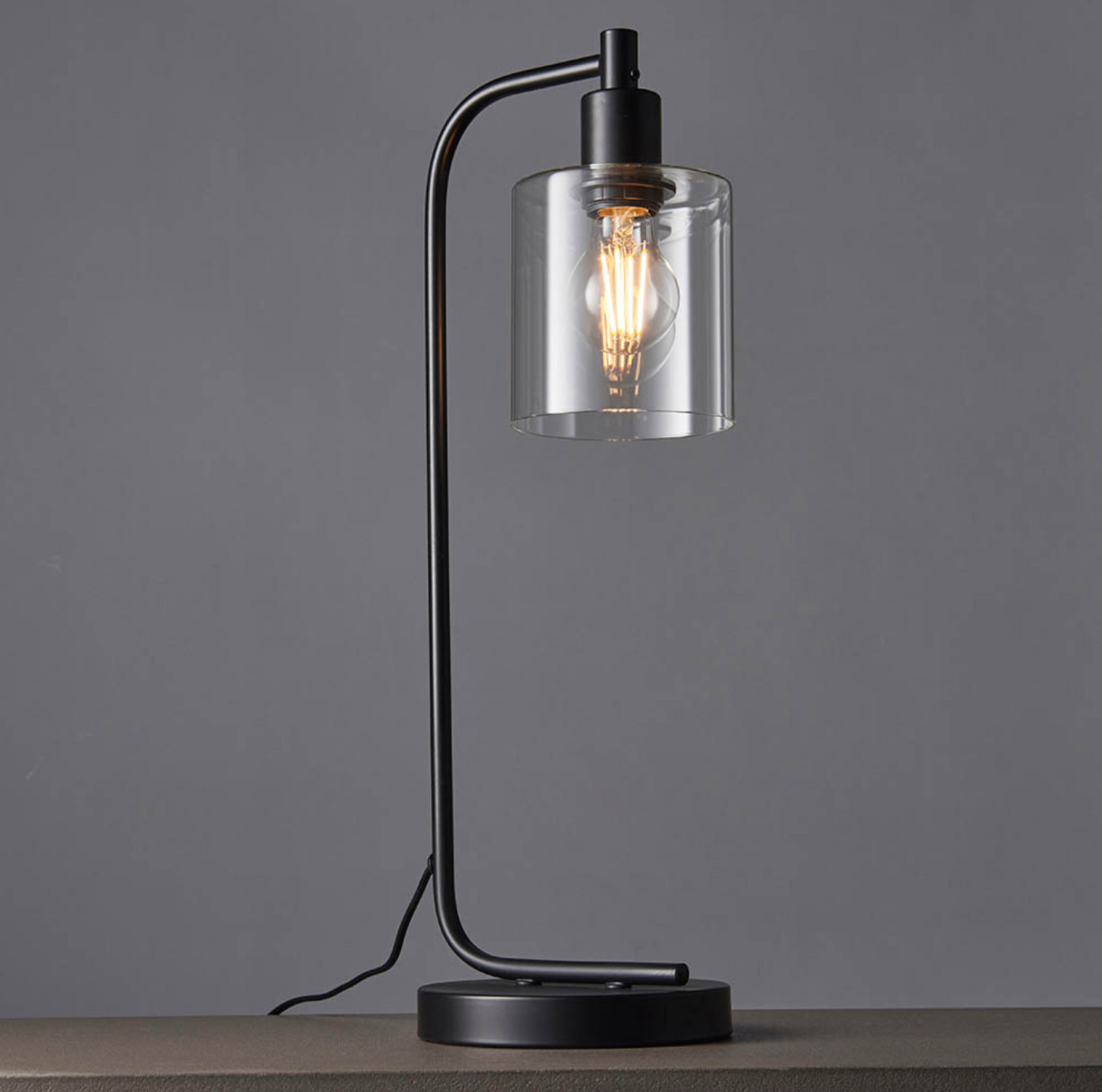 Table Lamp, Matt Black - ID 12038