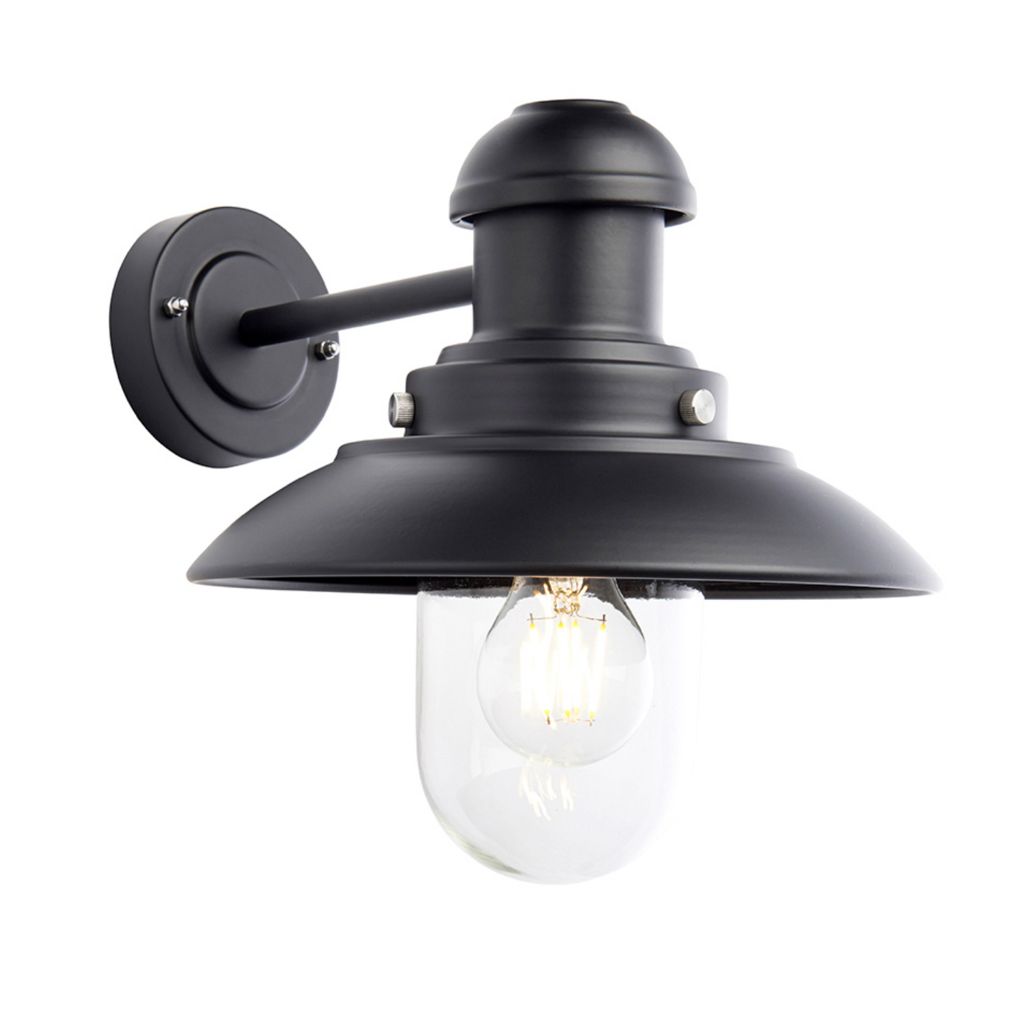 Exterior Wall Light, Matt Black - ID 12052