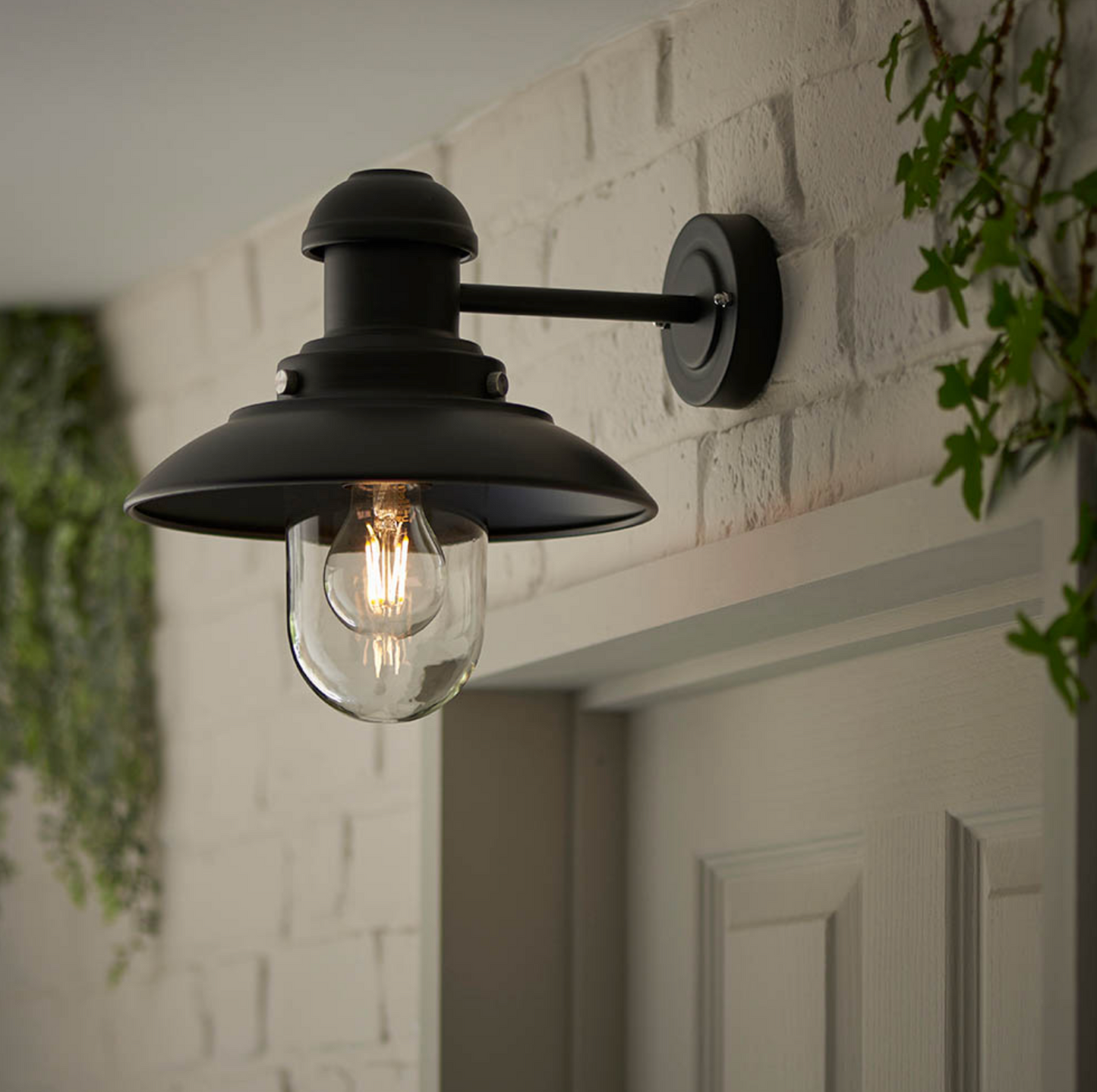 Exterior Wall Light, Matt Black - ID 12052
