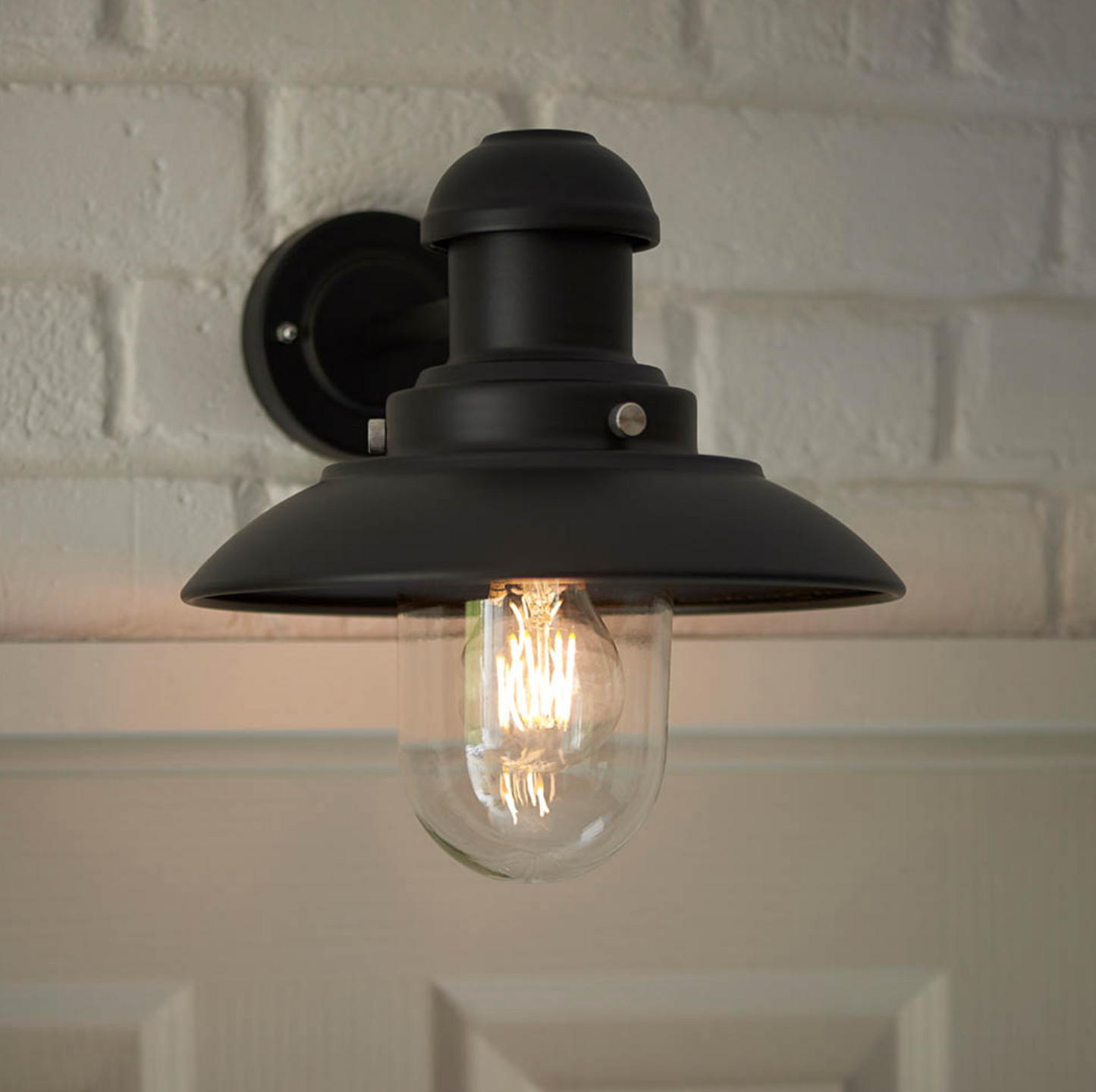Exterior Wall Light, Matt Black - ID 12052