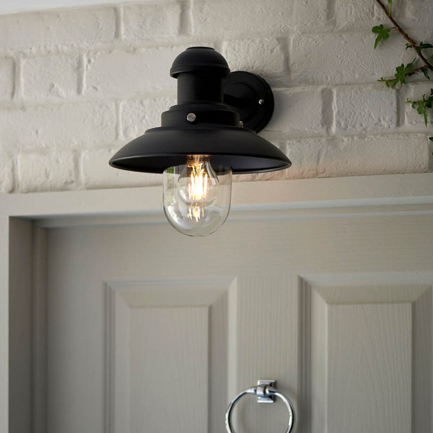 Exterior Wall Light, Matt Black - ID 12052