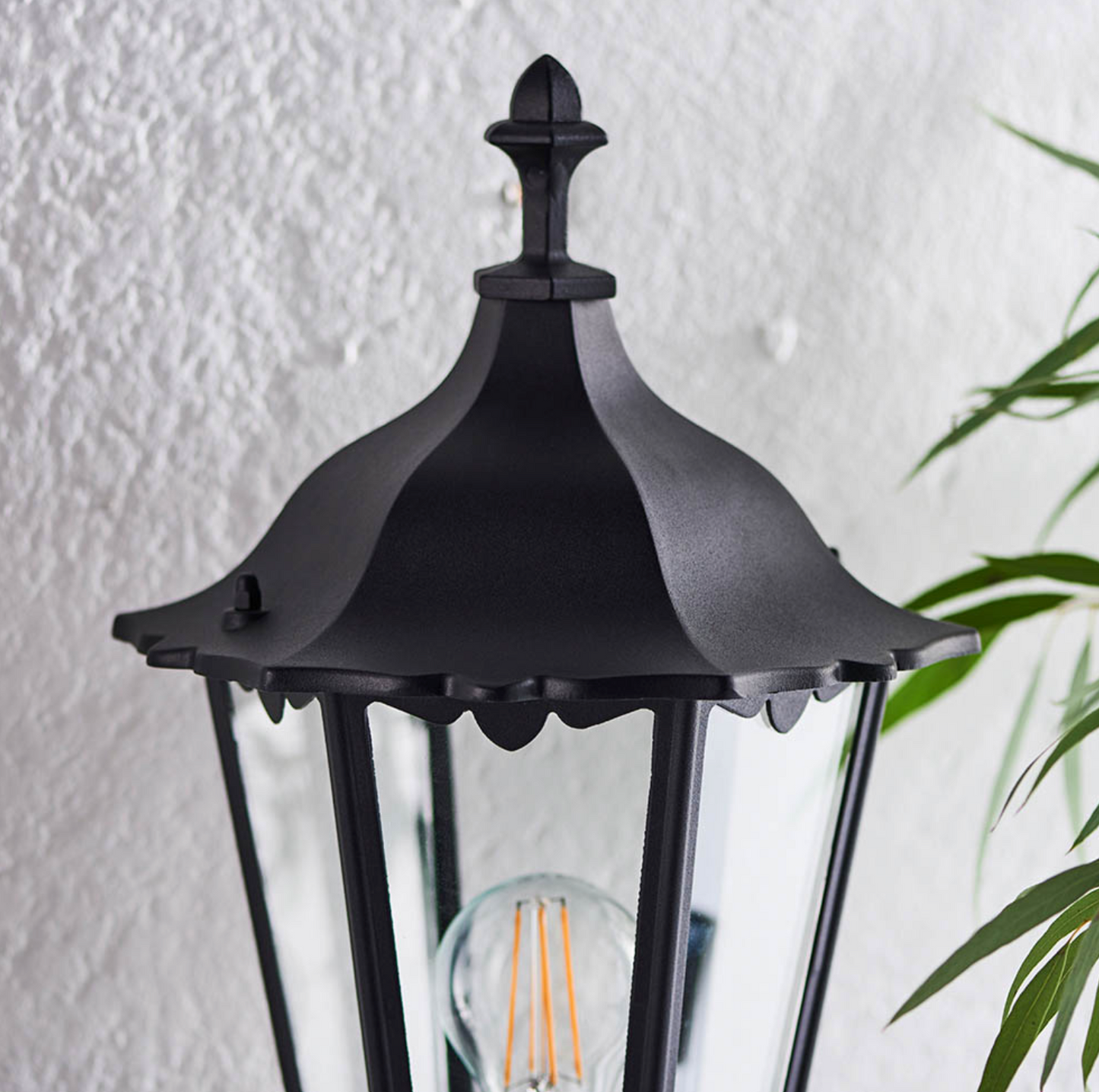 Exterior PIR Wall Lantern, Black - ID 12072