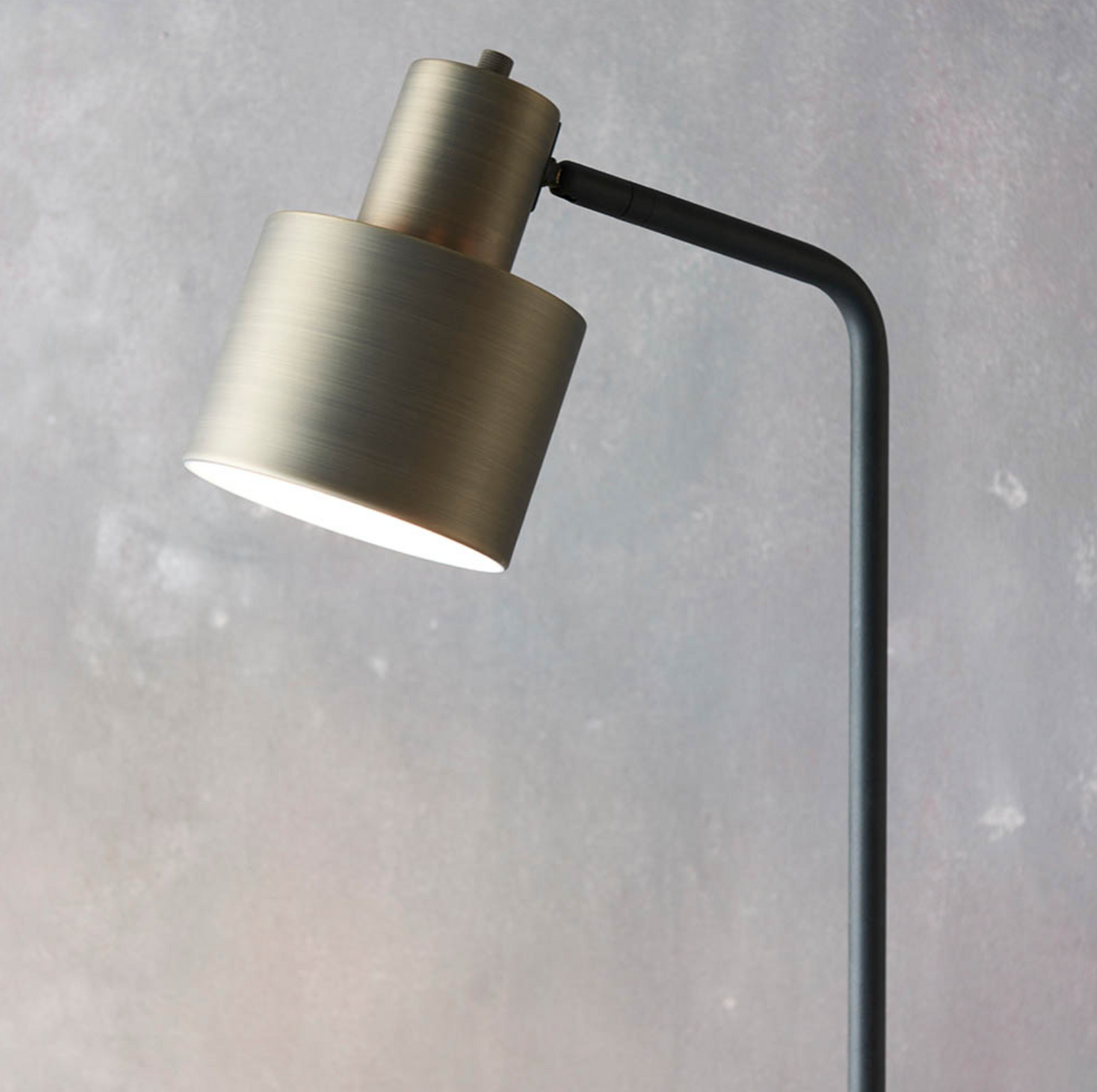 Bronze & Matt Black Floor Lamp - ID 9646
