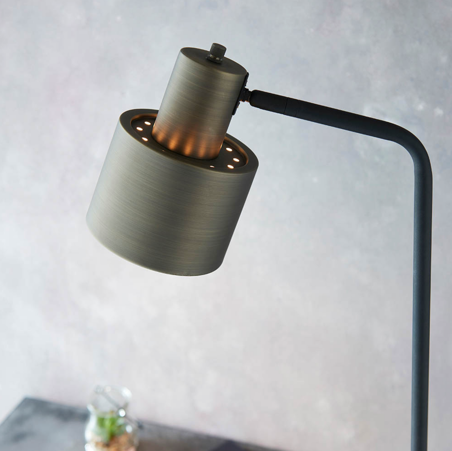 Bronze & Matt Black Floor Lamp - ID 9646