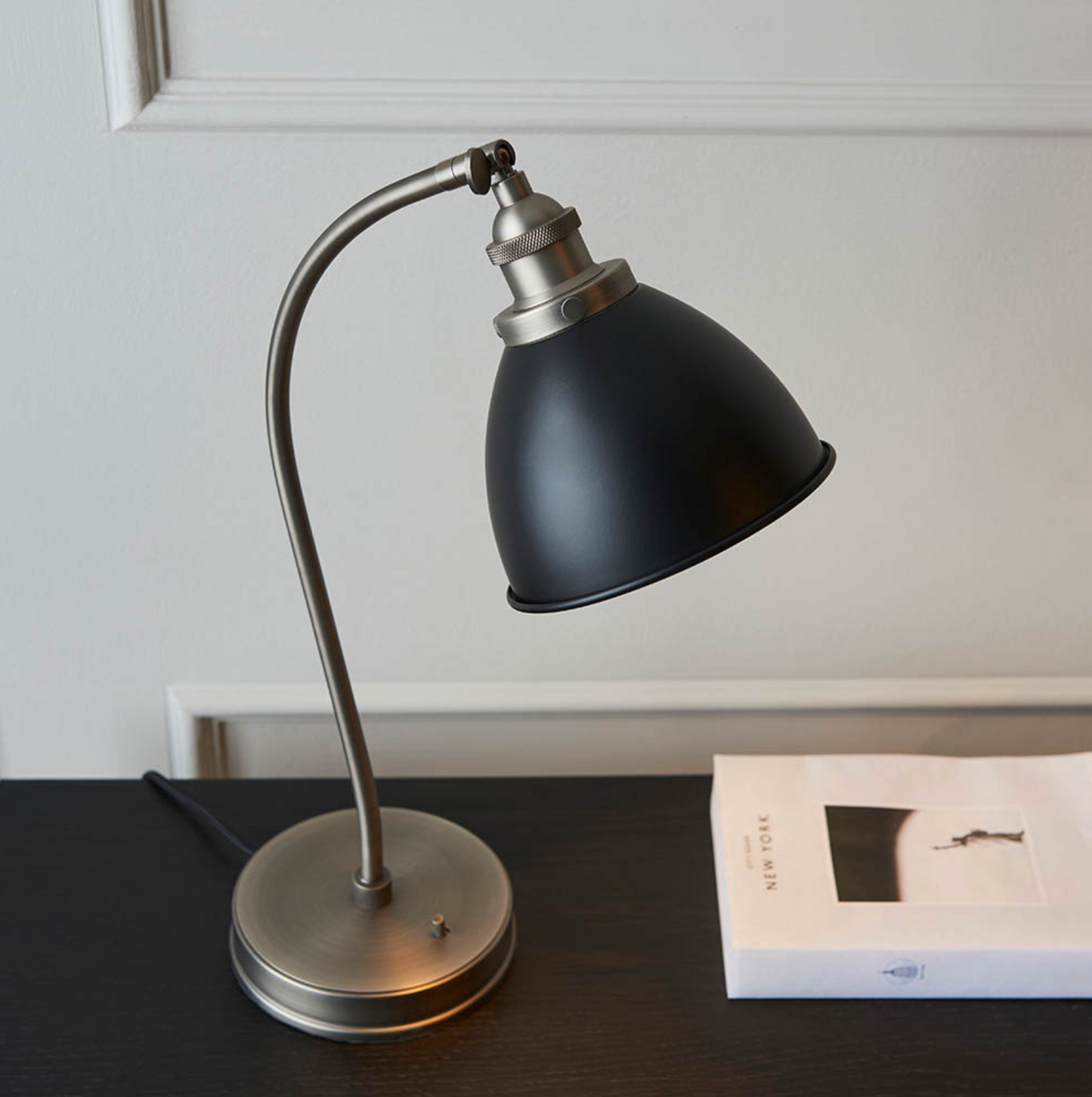 Task Table Light, Matt Black - ID 12145