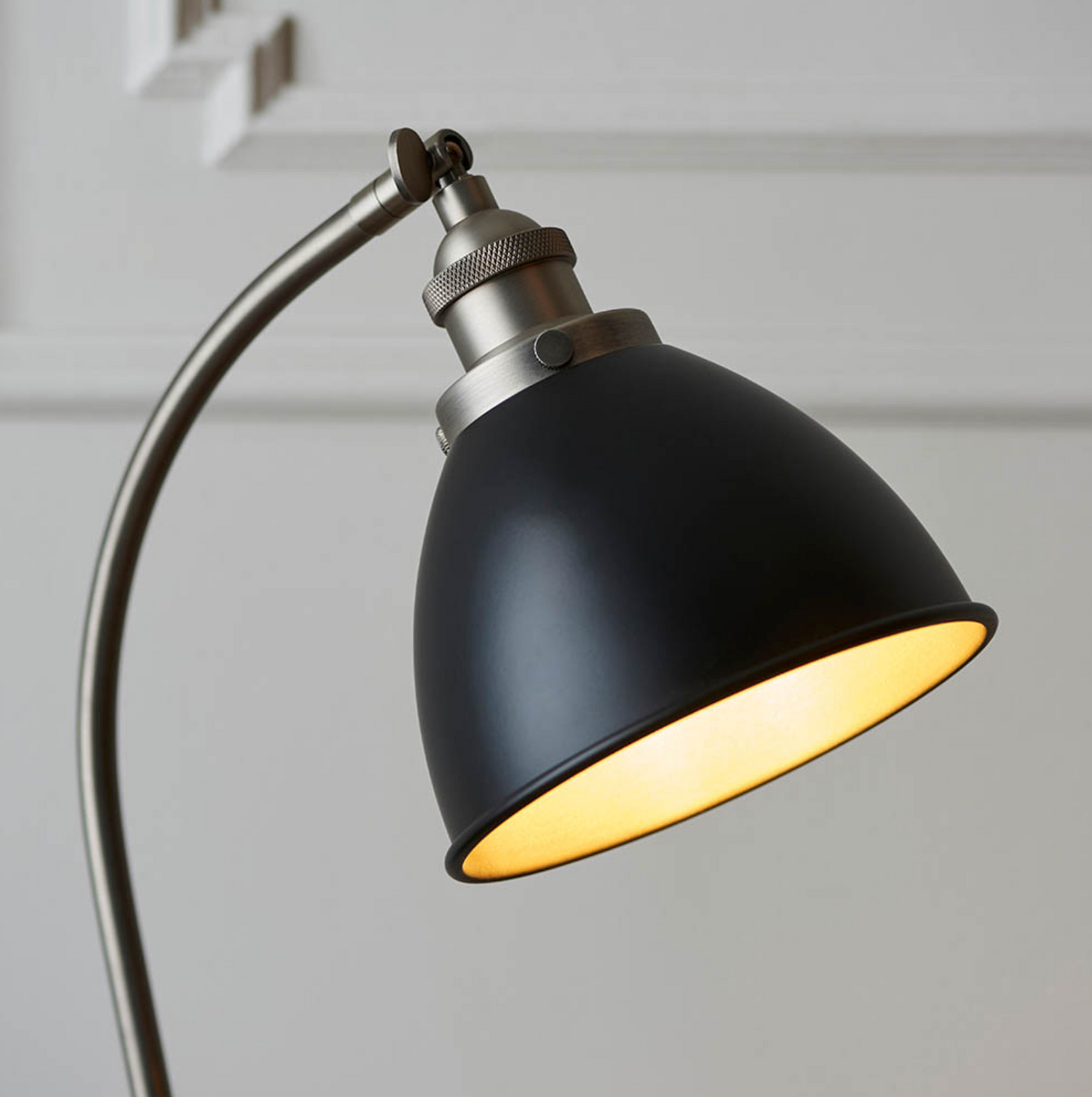 Task Table Light, Matt Black - ID 12145