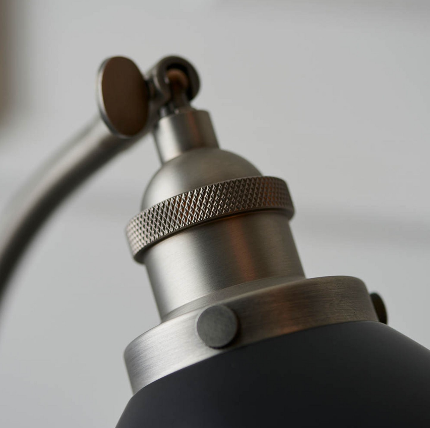 Task Table Light, Matt Black - ID 12145