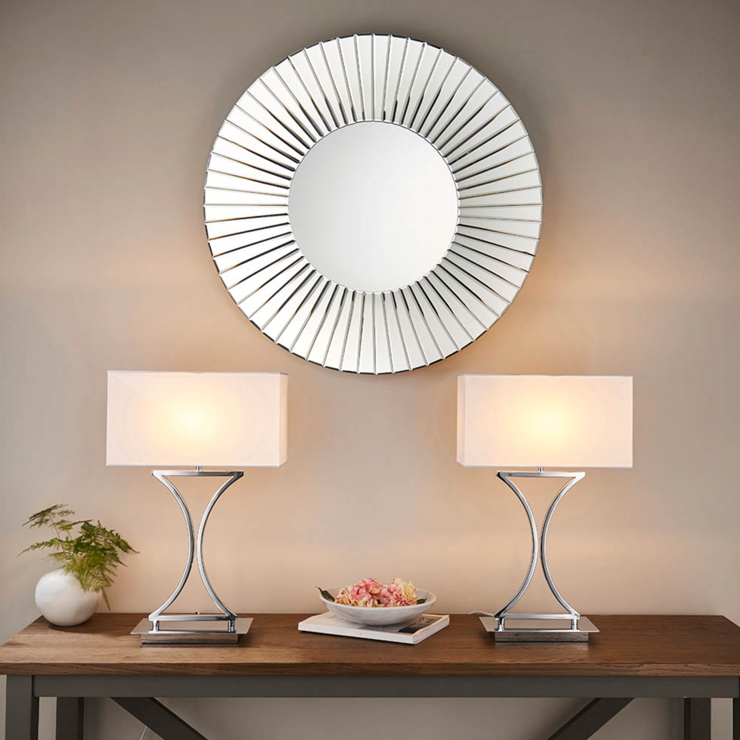Table Lamp, Chrome - ID 12149