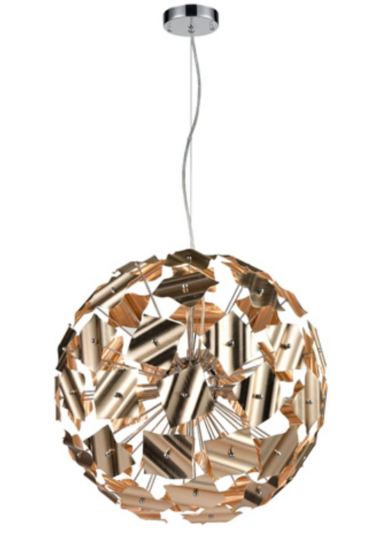 FOLD Spherical Pendant, Gold - ID 12164