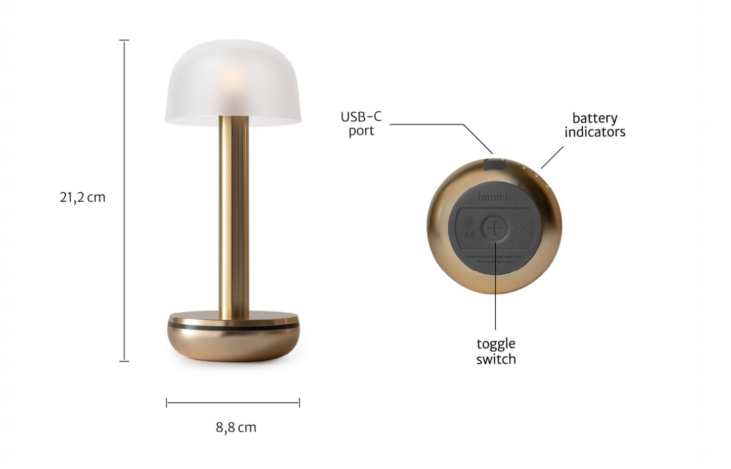 Humble Two Rechargeable Table Lamp